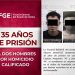 FGE.  35 años de prisión a dos hombres por homicidio calificado