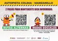 Mantente informado antes de salir a carretera.