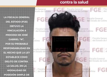 Fiscalía General del Estado obtiene vinculación a proceso de un hombre por delitos contra la salud