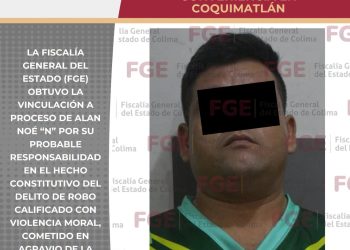 FGE obtiene vinculación a proceso por robo con violencia a tienda de conveniencia en Coquimatlán