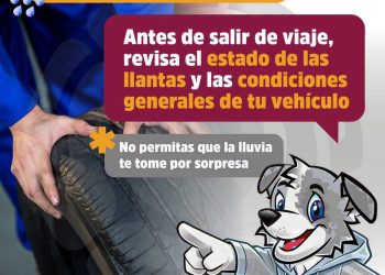 Si conduces bajo la lluvia, reduce la velocidad, aumenta tu distancia de seguridad y evita frenados bruscos.