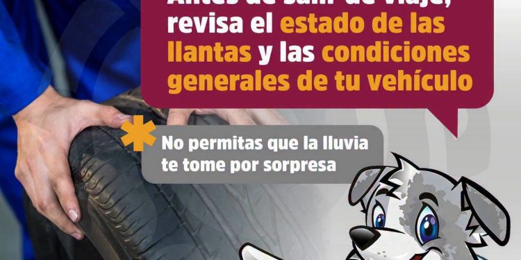 Si conduces bajo la lluvia, reduce la velocidad, aumenta tu distancia de seguridad y evita frenados bruscos.