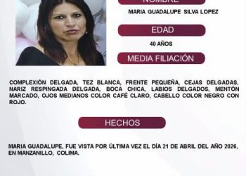 El Protocolo Estatal Alerta Alba, solicita su apoyo y colaboración para difundir los datos de esta persona que no ha sido localizada.