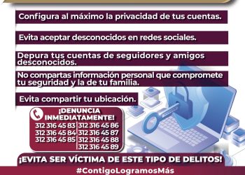 FGE Colima comparte recomendaciones para protegerse de los ciberdelitos