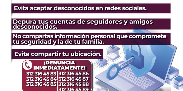 FGE Colima comparte recomendaciones para protegerse de los ciberdelitos