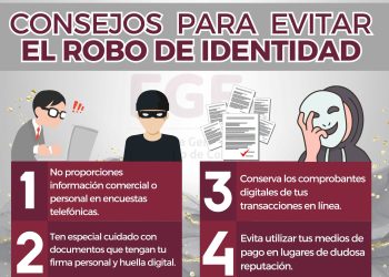 FISCALIA GENERAL DEL ESTADO DA CUATRO CONSEJOS PARA EVITAR EL ROBO DE IDENTIDAD.
