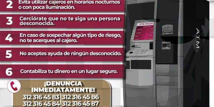 FISCALIA GENERAL DEL ESTADO TE DA 6 MEDIDAS PARA EL USO DE CAJEROS AUTOMATICOS