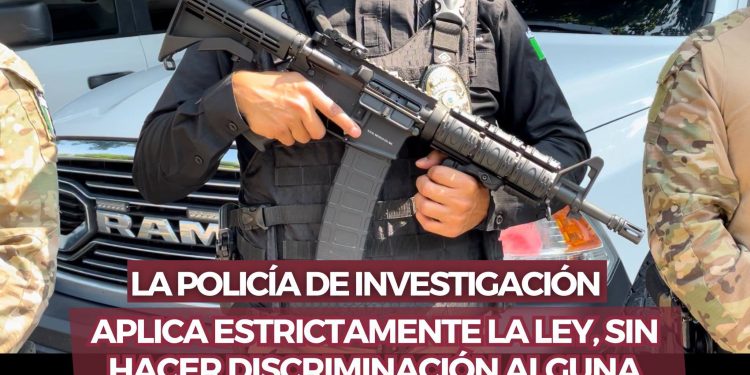 FGE.  Policía de Investigación de Colima aplica la ley sin discriminación