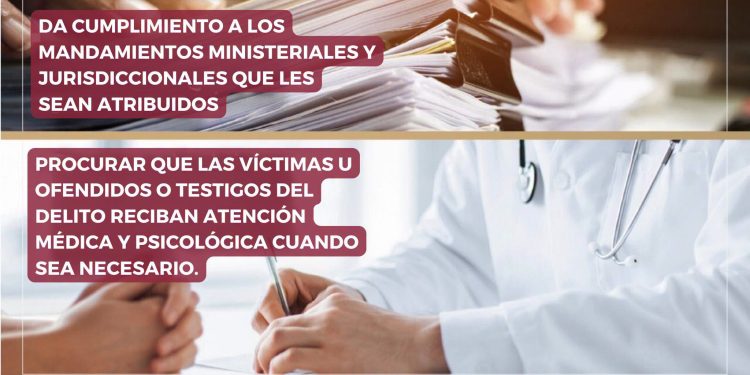 Policía Investigadora garantiza atención médica y psicológica a víctimas y testigos del delito