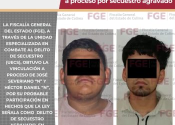 Resultado de investigación especializada permite vinculación a proceso por secuestro agravado