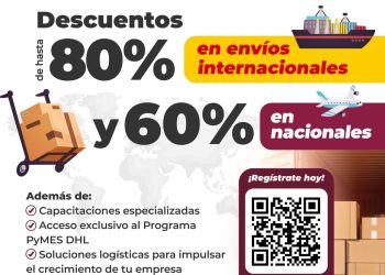 Sedeco y DHL invitan a empresas colimenses a acceder a descuentos de hasta 80% en envíos internacionales
