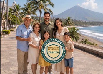 Colima se suma al Segundo Simulacro Nacional 2026 este 19 de septiembre a las 12:00 horas.