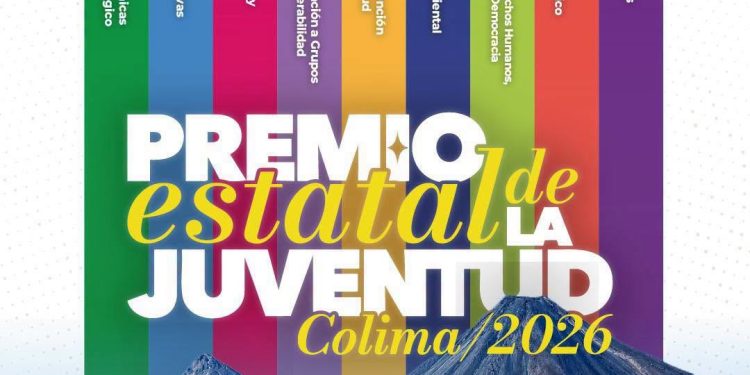 ¡No te quedes fuera! Hoy concluye la convocatoria del Premio Estatal de la Juventud Colima 2026