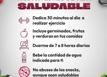 H. ayuntamiento de manzanillo, Comer saludable también se construye con pequeños hábitos todos los días.