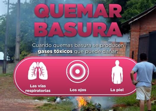 Quemar basura afecta más de lo que imaginas.