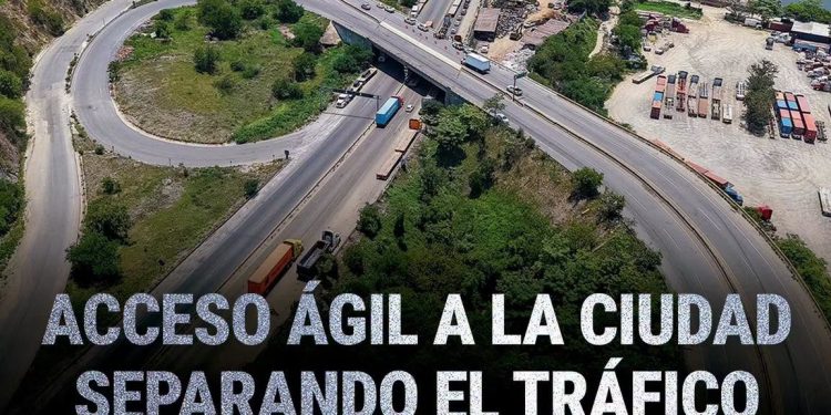 Avanza la construcción del Paso Superior Vehicular en el Libramiento Manzanillo.