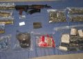 Trabajos de inteligencia permiten asegurar arma larga, droga y 2 vehículos en el municipio de Colima