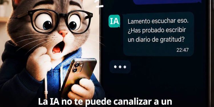 Hablar con una inteligencia artificial sobre lo que sientes puede parecer una alternativa inmediata, pero no sustituye la atención de una persona profesional de la salud mental.