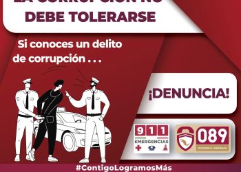 La corrupción no debe tolerarse: ¡Denuncia!