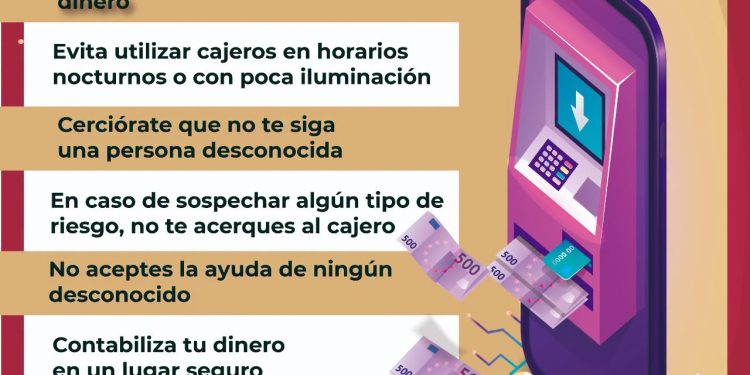 FGE Colima emite recomendaciones para el uso seguro de cajeros automáticos