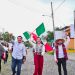 Rosi Bayardo suma cinco semanas recorriendo Colima en defensa de la transformación y la soberanía