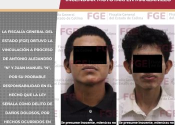 Dos hombres son vinculados a proceso por presuntamente incendiar mototaxi en Manzanillo