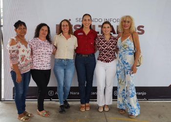 Andrea Naranjo comienza en V. Carranza recorrido con motivo de su Informe de Resultados Legislativos y de Territorio