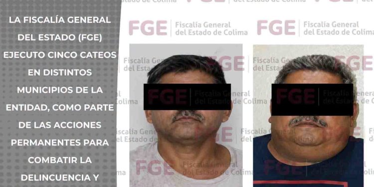 En cateos, incautan narcótico y detienen a dos hombres