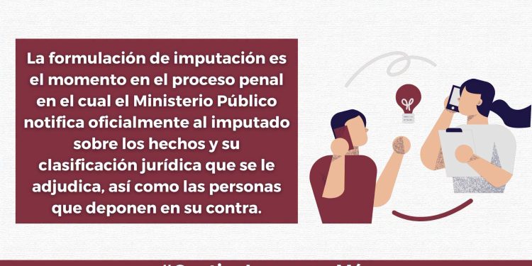 ¿Qué es una formulación de imputación y cuándo se realiza?