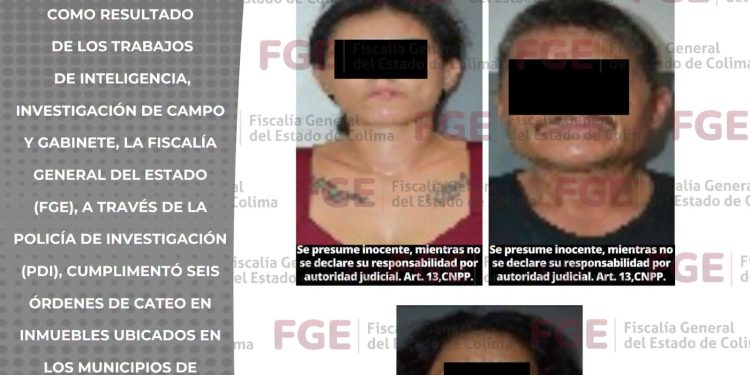 Investigaciones de la PDI permiten ejecutar seis cateos en cinco municipios; tres personas fueron detenidas