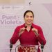 Indira Vizcaíno impulsa red de apoyo para mujeres con el primer Punto Violeta de atención continua en Colima
