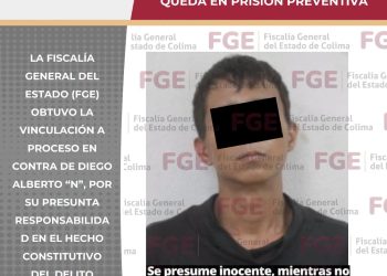 Tras presuntamente robar del interior de una vivienda,