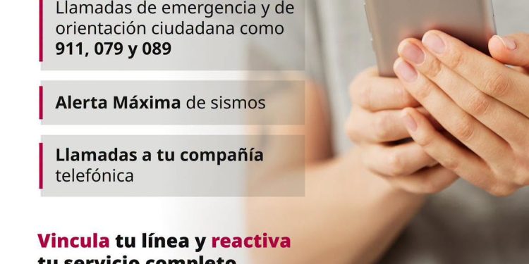 Si ya venció el plazo para vincular tu línea, tu compañía telefónica podrá suspender el servicio dentro de las siguientes 72 horas.