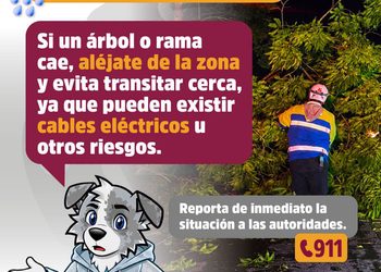 En esta temporada de lluvias, tu seguridad es lo más importante.