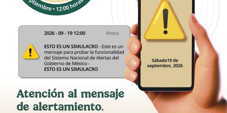 Este 19 de septiembre participemos en el 2º Simulacro Nacional 2026.