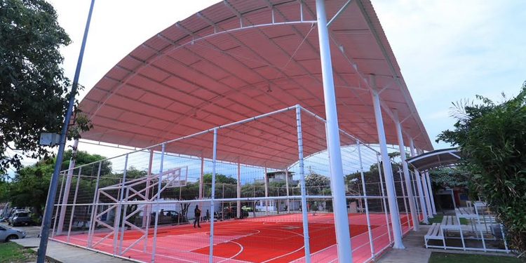 H. ayuntamiento de manzanillo, ¡La renovación de la cancha de Marimar I está por concluir!