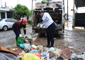 H. ayuntamiento de manzanillo, ¡La lluvia no detiene la recolección de basura en Manzanillo!