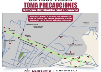 H. ayuntamiento de manzanillo, ¡Toma tus precauciones al circular por el Libramiento Tapeixtles!
