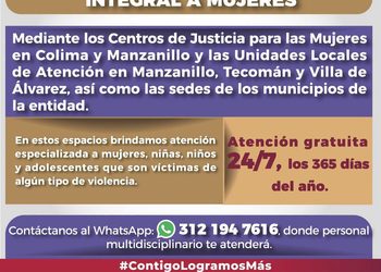 FGE Colima fortalece la atención integral y gratuita para mujeres víctimas de violencia