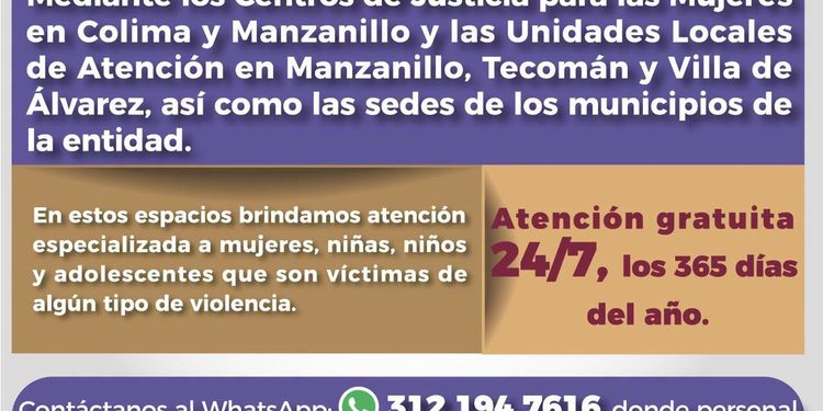 FGE Colima fortalece la atención integral y gratuita para mujeres víctimas de violencia
