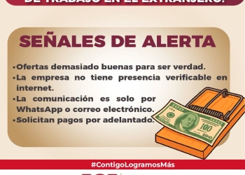 🚨 ¡Cuidado con las falsas ofertas de trabajo en el extranjero!