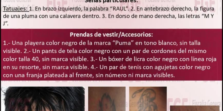 FGE ATRAVEZ DE SUS REDES SOCIALES PUBLICO UNA FOTO DE UNA PERSONA FALLECIDA SIN IDENTIFICAR
