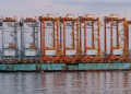 🚢🏗️ ¡LLEGAN GRÚAS “PATONAS” AL PUERTO DE MANZANILLO!: ARRIBAN A BORDO DE BUQUE CHINO