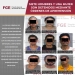 Siete hombres y una mujer son detenidos mediante órdenes de aprehensión