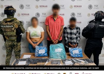 SSPC, Marina y FGR detienen a 3 presuntos generadores de violencia del Cartel Los Mezcales