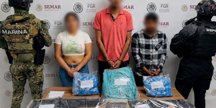 SSPC, Marina y FGR detienen a 3 presuntos generadores de violencia del Cartel Los Mezcales