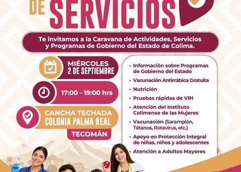 Gobierno de Indira Vizcaíno acerca servicios gratuitos a familias de Tecomán, este miércoles