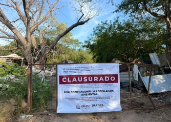 Imades Colima clausura actividades en un predio de Manzanillo por posibles incumplimientos ambientales