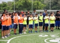 La gobernadora Indira Vizcaíno Silva entregó en Manzanillo una nueva cancha de Fútbol 5, un espacio que fortalecerá la práctica deportiva, la convivencia comunitaria y el desarrollo de niñas, niños y juventudes.