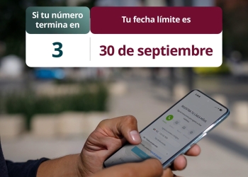 ¡Que no se te pase! Si tu número telefónico termina en 3, tienes hasta este miércoles 30 de septiembre para vincular tu línea.